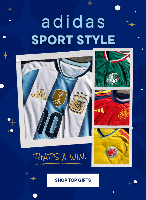 Animated adidas Sport Style holiday email
