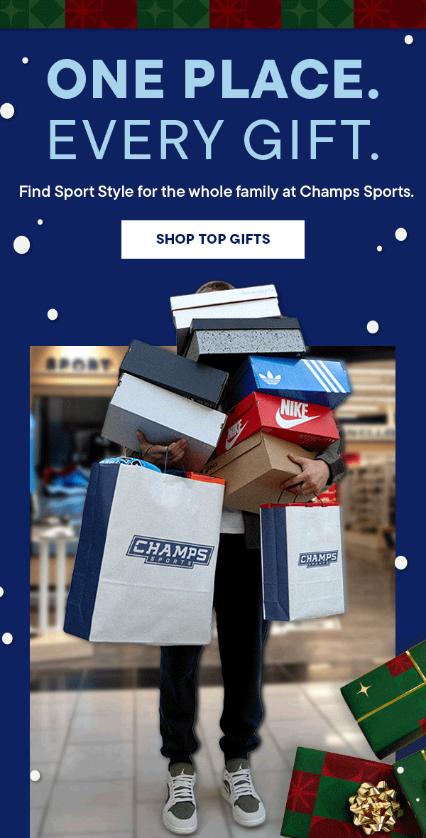 Animated One Place, Every Gift holiday email