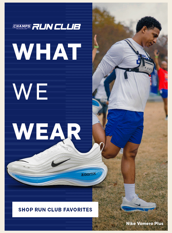 Animated What We Wear Run Club email