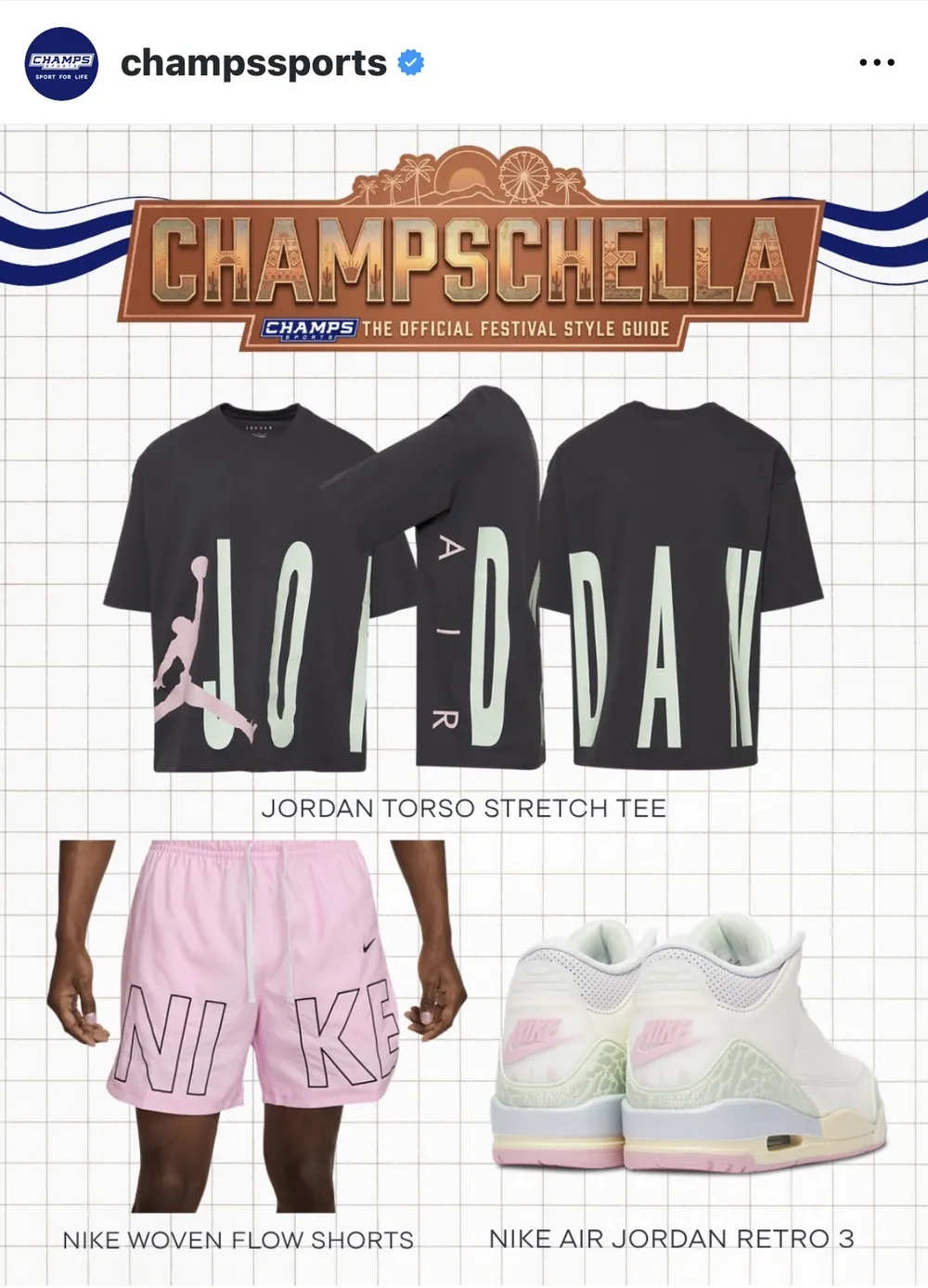 Champschella festival social post